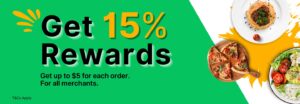 Get 15% Rewards